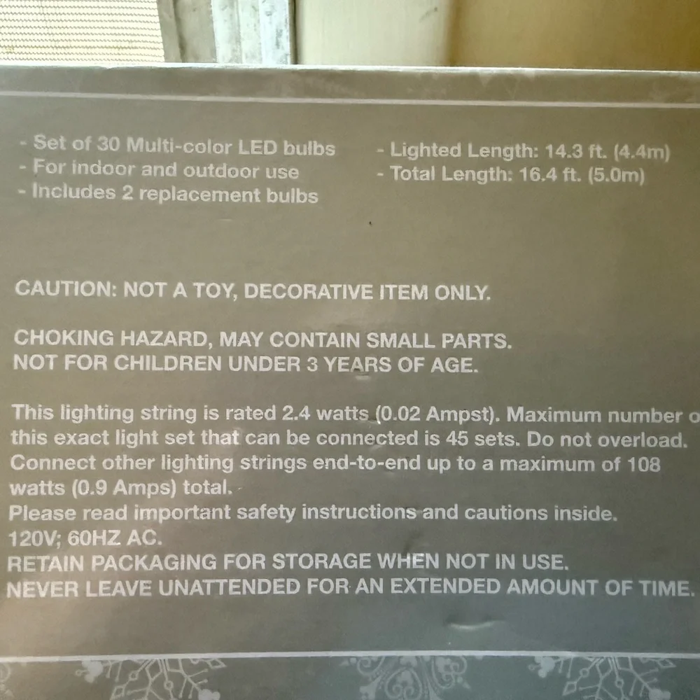 Disney Multi-Color LED String Lights - Picture 2 of 3